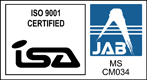 ISO 9001 CERTIFIED isa JAB MS CM034